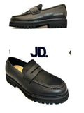 JONATHAN D PENNYMOC PONY SHOE - BLACK
