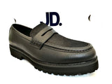 JONATHAN D PENNYMOC PONY SHOE - BLACK