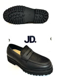 JONATHAN D PENNYMOC PONY SHOE - BLACK