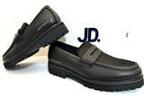 JONATHAN D PENNYMOC PONY SHOE - BLACK