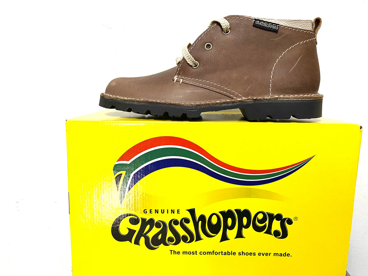 Men's Grasshoppers Ankle Boots: Griffin Saddie Floater SDL Tan