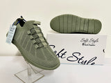 Ladies Hush Puppies - Nansia Lures Sage Sneaker