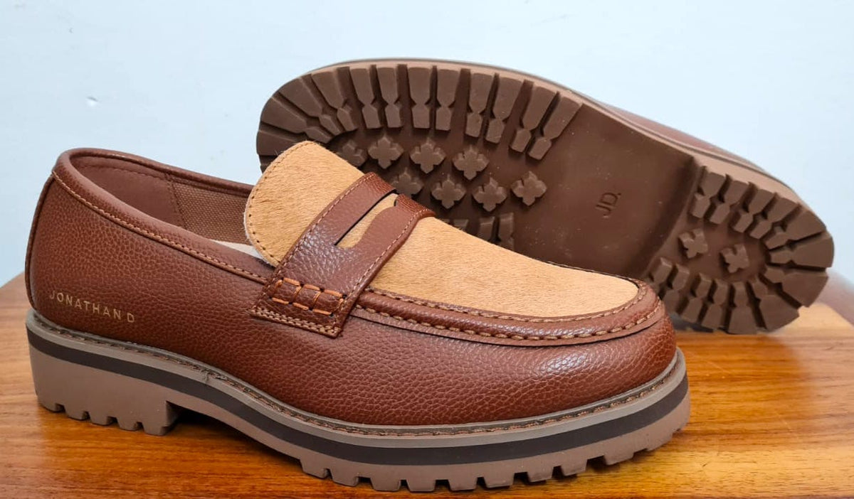 Men's Jonathan D Penny Moc Pony Loafer Chocolate – Smitty's Online