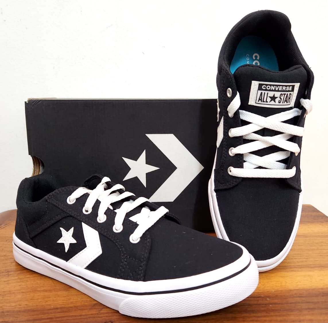 Converse el distrito black white Clearance