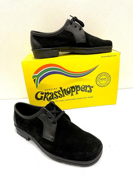 Men's Grasshoppers: Sierra Black Suede (#0610)