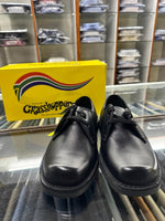 Unisex School Shoes: Grasshoppers - Trooper Black School Shoes - #Trooper #Grasshoppers #Black