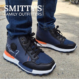 Kids Kstar7 Shoe: Metro - Hight Tops Navy/Black/Orange