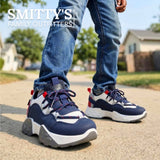 Kids Shoes: Kstar7 Boys - Astro White/Navy/Red/Grey Sneakers