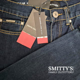 Men's Jeans/Denim: Pierre Cardin, Brazil Taper in Blue/Black