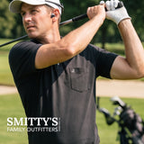 Men's Golfer: NEW GENTS, S/S, Black