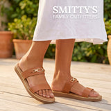 Ladies Sandal: Bronx Hayley in Tan