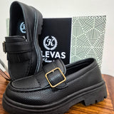 Youth Shoes: Klevas Premium, Youth Loafer, Black