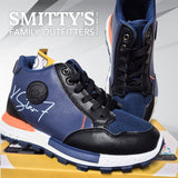 Kids Kstar7 Shoe: Metro - Hight Tops Navy/Black/Orange