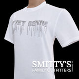 Soviet T-shirt: M Newman, White/Silver S/S Fashion Tee