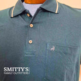 Men's Golfer: NEW GENTS, S/S, Green
