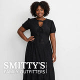 Ladies Dress: Midi in Black