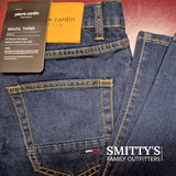Men's Jeans/Denim: Pierre Cardin, Brazil Taper in Blue/Black