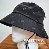 Pierre Cardin Bucket Hat: Wave in Black