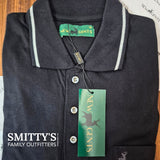 Men's Golfer: NEW GENTS, S/S, Black