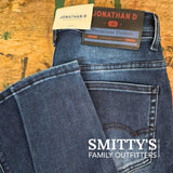 Men's Jeans/Denim: Jonathan D Premium Romeo Denim, Regular Fit in Blue