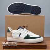 Men's Polo Sneaker: Essential Leather Court Sneaker