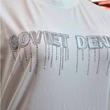 Soviet T-shirt: M Newman, White/Silver S/S Fashion Tee