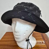 Pierre Cardin Bucket Hat: Wave in Black