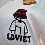 Soviet T-shirt: Liam, S/S, Box Fit, White Fashion Tee