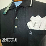 Men's Golfer: NEW GENTS, S/S, Black