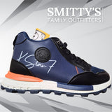 Kids Kstar7 Shoe: Metro - Hight Tops Navy/Black/Orange