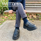 Kids Shoes: Klevas Premium, Boys Loafer, Black