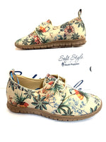 Ladies Shoes: Hush Puppies Sneakers - Soft Style, NARISSA FLORAL - #NATURALMULTI #SSL01343NAMU