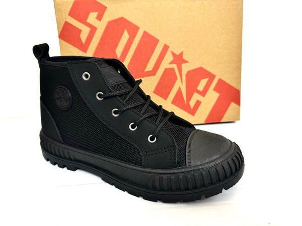 Soviet Canvas Sneaker Boots Soviet Kids Canvas Boot; Hi Cut Casual