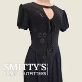 Ladies Dress: Midi in Black