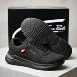 Men's Gino Paoli: Leandro Black Trainer