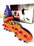 Youth Zico Sport Boots - K7 Sport - Purple and yellow