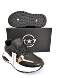 Original Ladies KStar7 Glamour Black and Silver sneakers