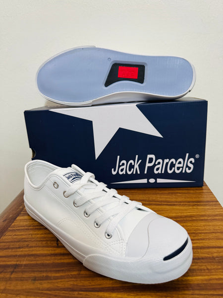 Men's Shoe - Jack Parcels MNPUD White - #WHITE #LEATHER #MNPUD