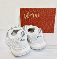 Kids Sneaker : Basic School Tekkie Velcro White #VERLON #WHITE #6011