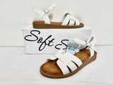 Ladies Shoes: Hush Puppies Sandals - Soft Style, Chiquita, White  (#SSL01573WHWH)