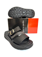 Ladies Shoes: Pierre Cardin Sandals - ANDAZ - Black - #BLACK  (#PCL10785BKBK)