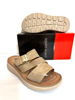 Ladies Shoes: Pierre Cardin Sandals - ANDAZ - Beige - #BEIGE  (#PCL10785BGBG)