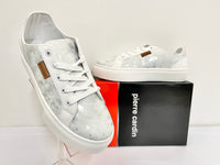 Ladies Pierre Cardin Trainer - Lucie 2 in white and grey