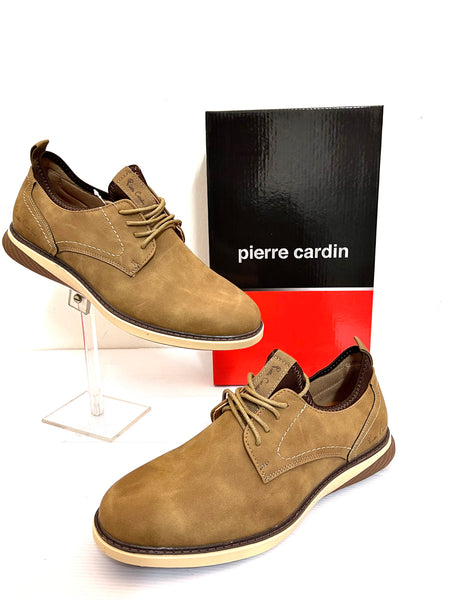 Men's Casual Formal Shoe: Pierre Cardin - Khalid Lace-up, Tan Brown