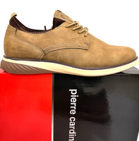 Men's Casual Formal Shoe: Pierre Cardin - Khalid Lace-up, Tan Brown