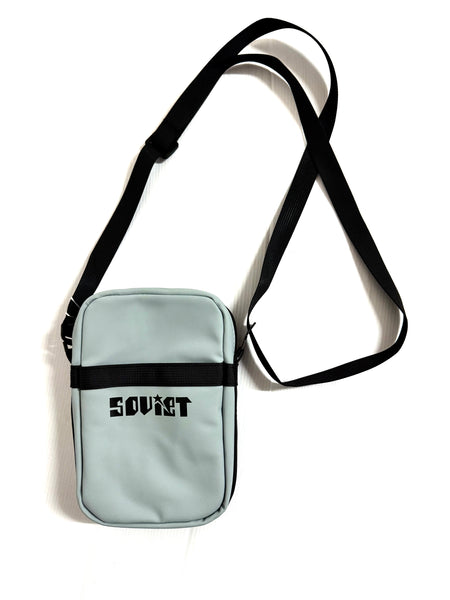 Unisex Bag: SOVIET - Smoke Blue PU Cross Body Bag - #SMOKEBLUE #1373