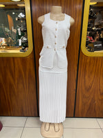 Future Star 2 Piece top and skirt #SU5026 #WHITE