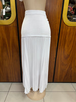 Future Star 2 Piece top and skirt #SU5026 #WHITE
