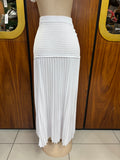 Future Star 2 Piece top and skirt #SU5026 #WHITE