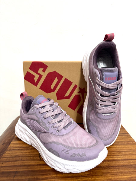 Ladies Sneaker: Soviet - Campsbay, Knit Lace Up, Low Cut Sneaker - (#CAMPSBAY) #LILAC (#1444)